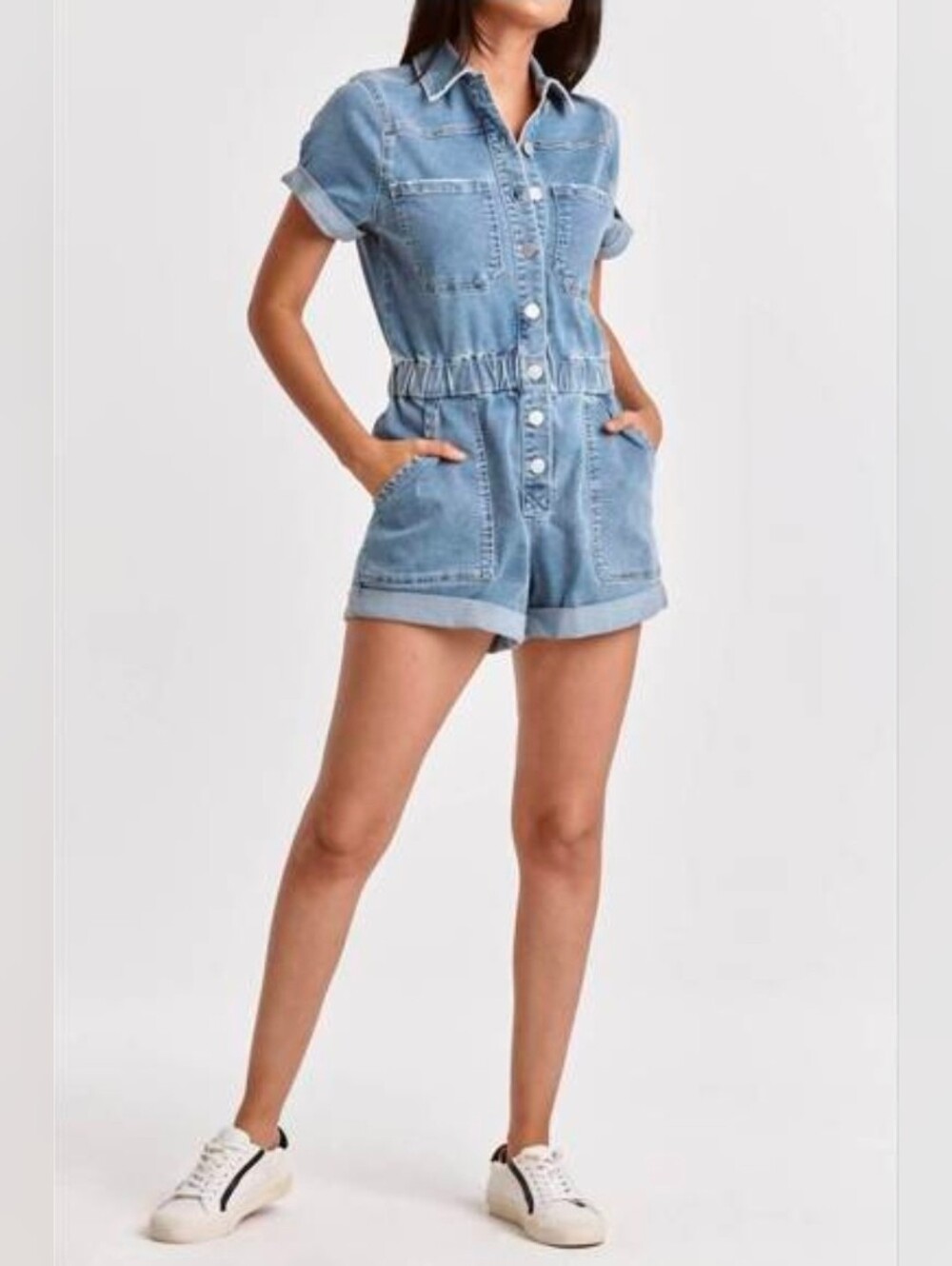 DEAR JOHN Denim Romper